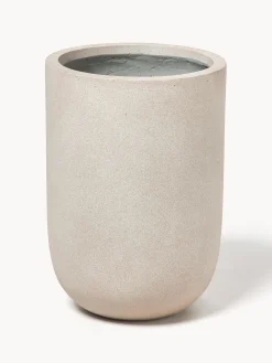 Jarrones|Maceteros De Exterior>Westwing Collection Macetero de hormigón Tuscany, 40 cm Beige claro