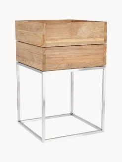 New Macetero de madera de teca Mini Garden Maceteros|Maceteros De Exterior