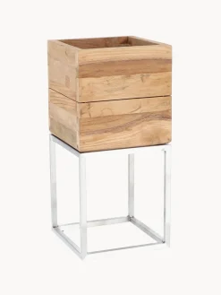 Best Macetero de madera de teca Mini Garden Maceteros|Maceteros De Exterior