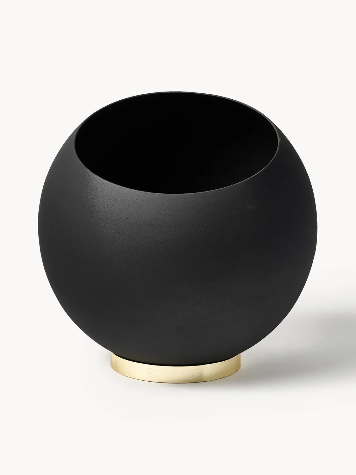 Maceteros|Jarrones>AYTM Macetero de metal Globe Negro