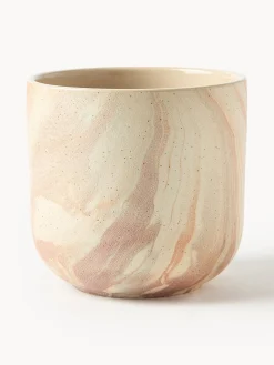 Hot Macetero en look mármol Kiko, 17 cm Maceteros|Jarrones