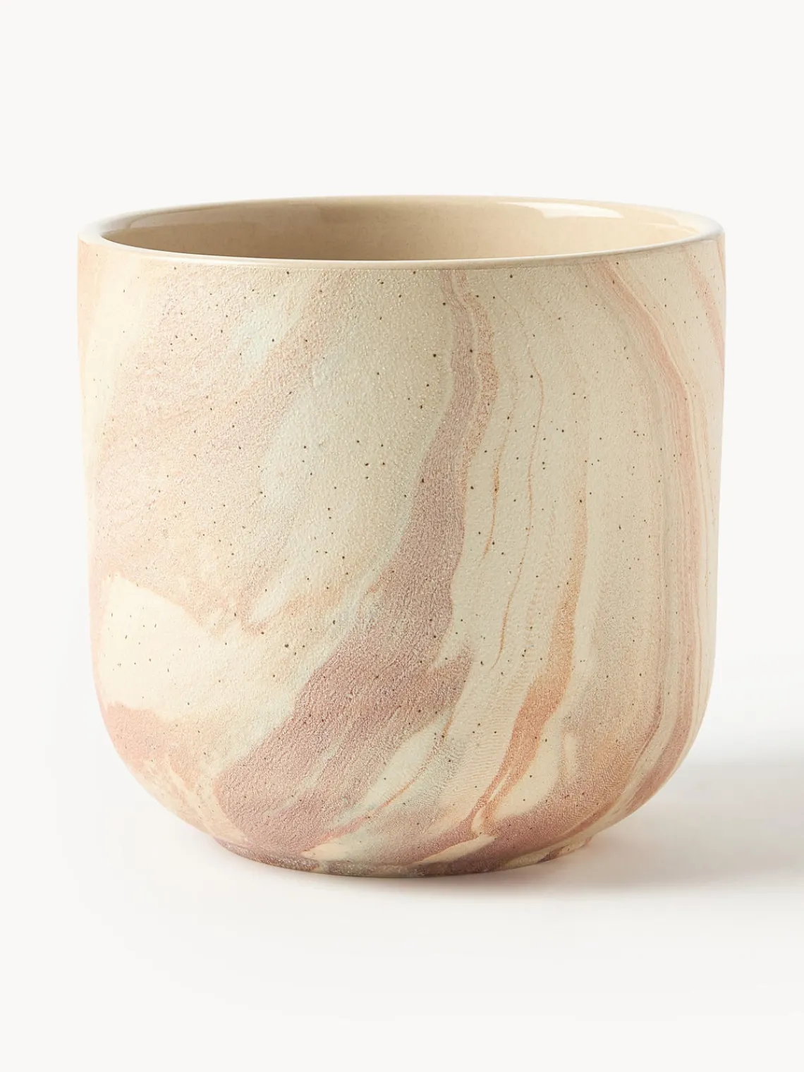 Hot Macetero en look mármol Kiko, 17 cm Maceteros|Jarrones