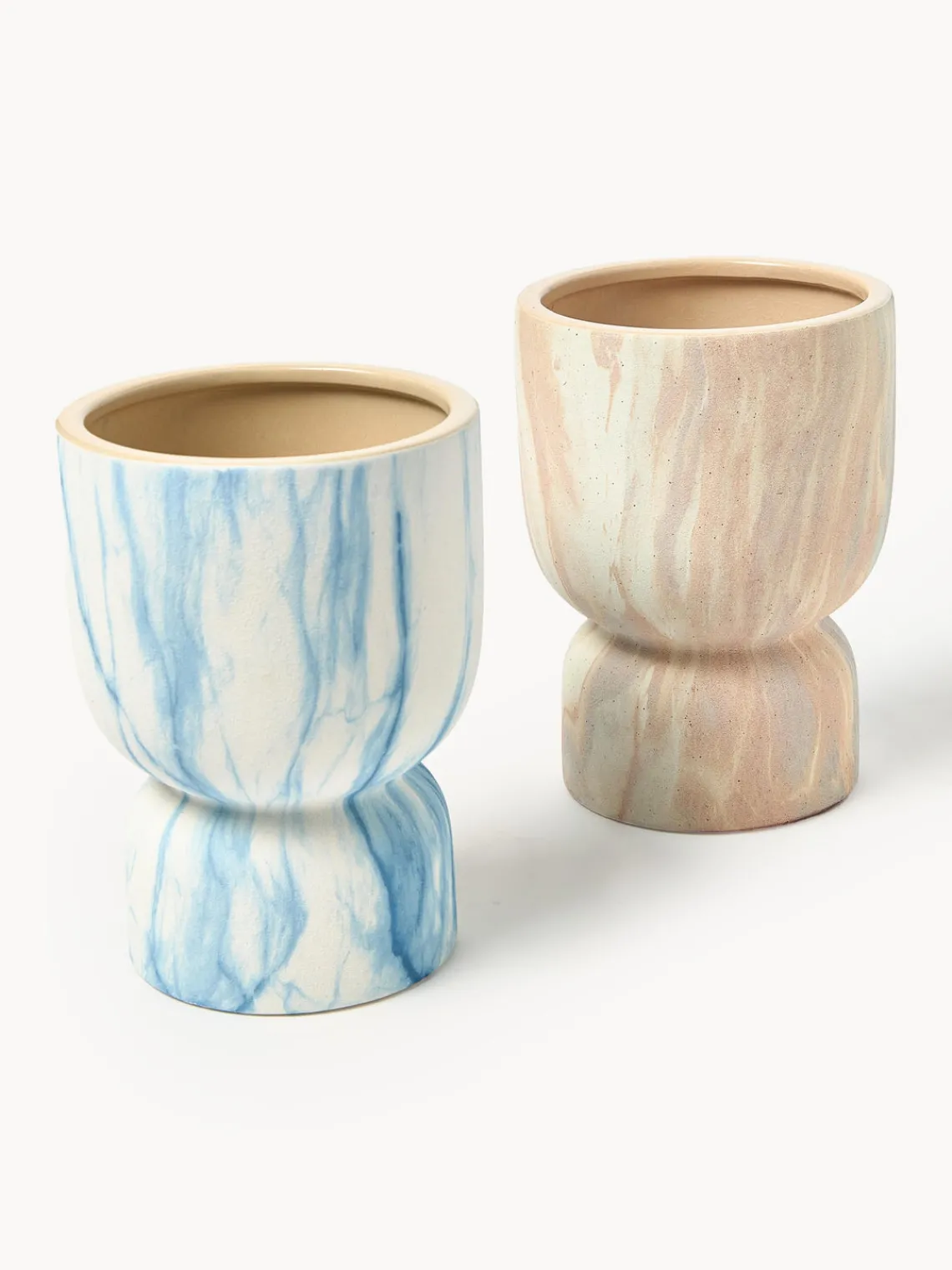 Discount Macetero en look mármol Kiko, 20 cm Maceteros|Jarrones