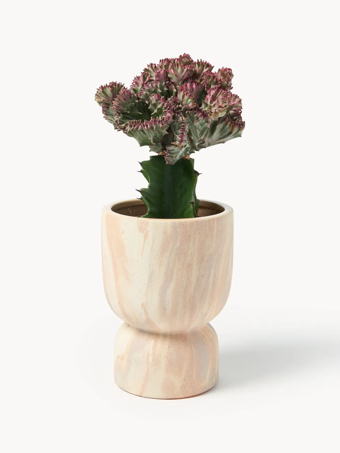 Discount Macetero en look mármol Kiko, 20 cm Maceteros|Jarrones