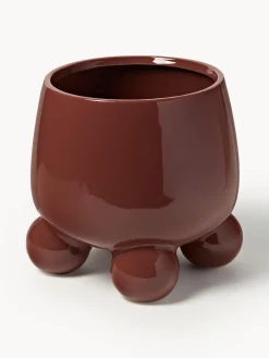 Maceteros|Jarrones></noscript>Westwing Collection Macetero grande de dolomita Olea, 32 cm Rojo óxido brillante