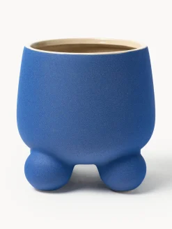 Maceteros|Jarrones>Westwing Collection Macetero grande Olea, 32 cm Azul real mate
