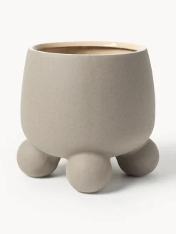 Maceteros|Jarrones>Westwing Collection Macetero grande Olea, 32 cm Greige mate