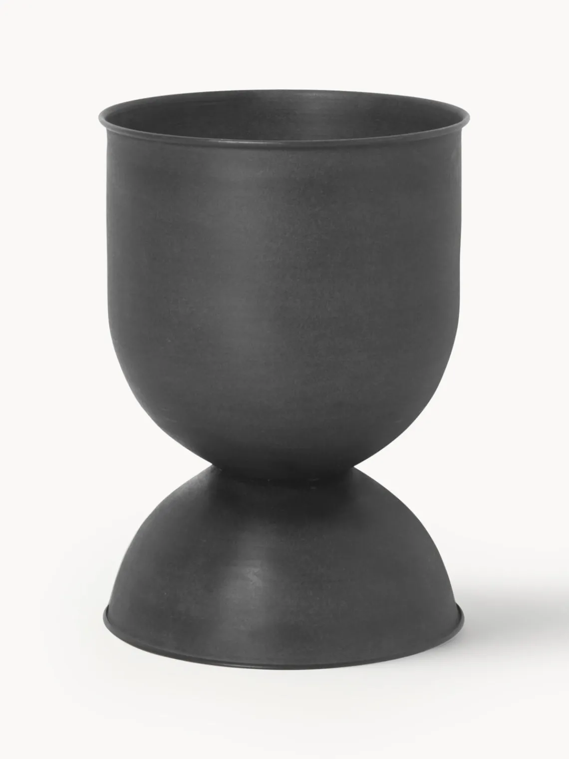 Maceteros|Jarrones>Ferm Living Macetero Hourglass, 43 cm Negro mate