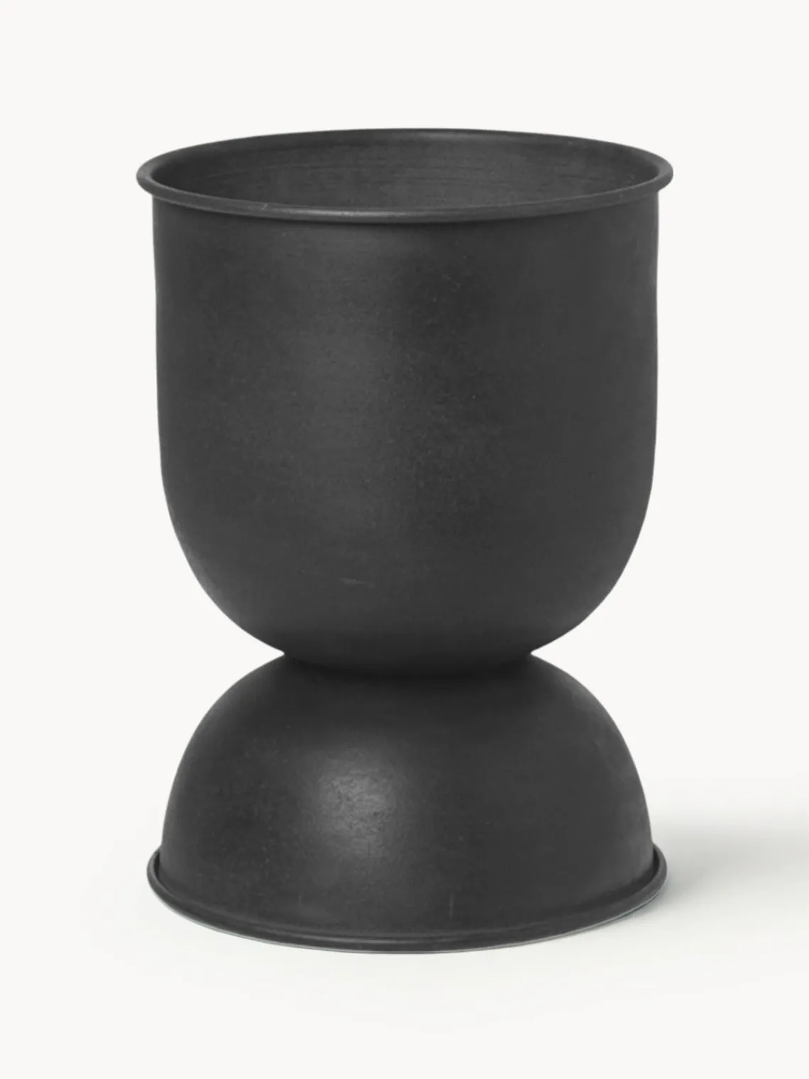 Maceteros|Maceteros De Exterior>Ferm Living Macetero Hourglass, 30 cm Negro mate