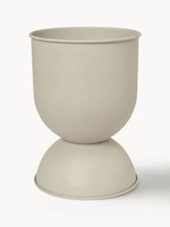 Maceteros|Jarrones>Ferm Living Macetero Hourglass, 73 cm Beige claro mate