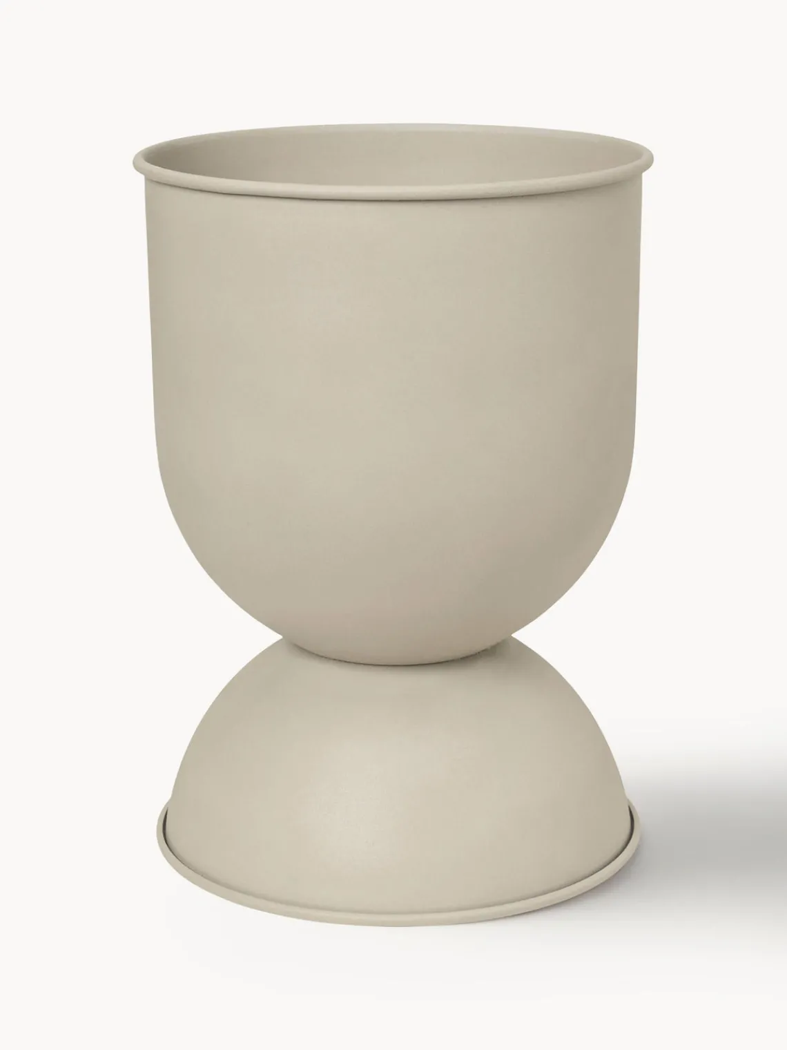 Maceteros|Jarrones>Ferm Living Macetero Hourglass, 73 cm Beige claro mate