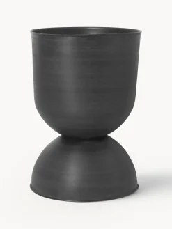 Maceteros|Maceteros De Exterior>Ferm Living Macetero Hourglass, 73 cm Negro mate