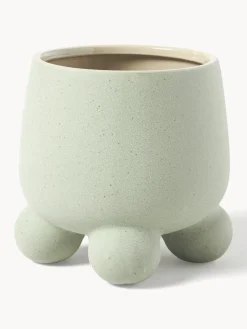 Maceteros|Jarrones>Westwing Collection Macetero Olea, Al 26 cm Verde salvia mate