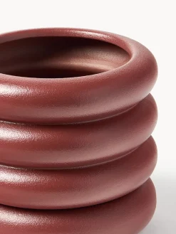 Maceteros|Jarrones></noscript>Westwing Collection Macetero pequeño de gres Rudi, 16 x 8 cm Rojo óxido