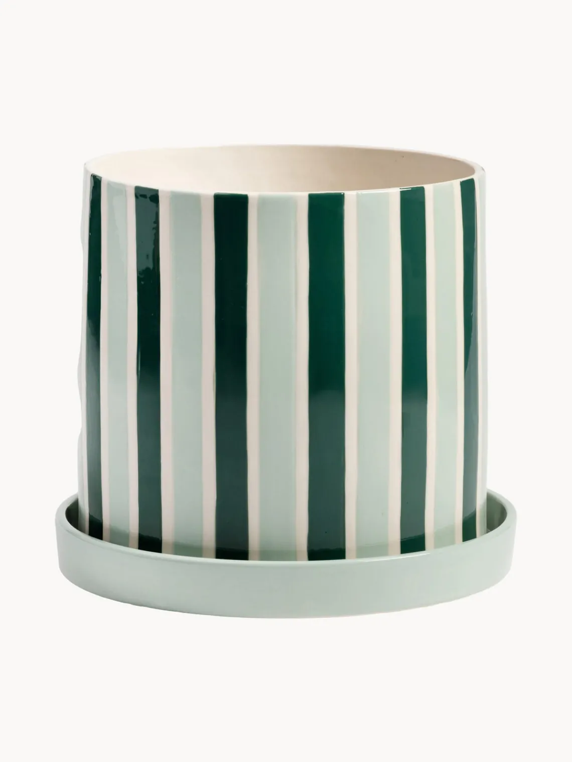 Maceteros|Jarrones>&k Amsterdam Macetero pintado a mano Clash