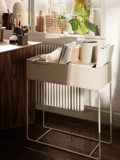 Maceteros|Jarrones>Ferm Living Macetero Plant Box Beige claro