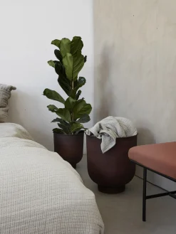 Sale Maceteros grandes de metal Vig, 2 uds. Maceteros|Jarrones