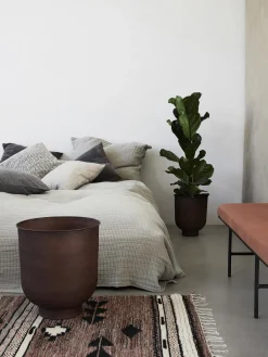 Sale Maceteros grandes de metal Vig, 2 uds. Maceteros|Jarrones