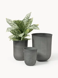 Online Maceteros Out Stripe, 3 uds. Maceteros|Jarrones