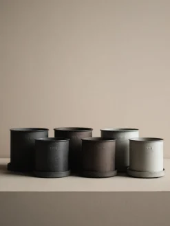 Maceteros|Maceteros De Exterior></noscript>DBKD Maceteros Plant, 2 uds. Beige claro jaspeado mate