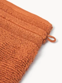 Manoplas de baño con borde a rayas Luxe, 2 uds. Toallas|Mantas