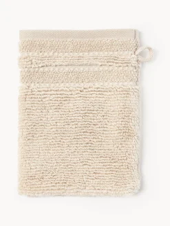 Clearance Manoplas de baño con borde a rayas Luxe, 2 uds. Toallas|Mantas