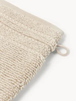 Clearance Manoplas de baño con borde a rayas Luxe, 2 uds. Toallas|Mantas