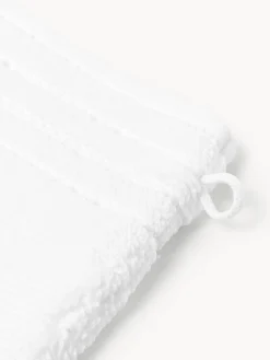 Online Manoplas de baño con borde a rayas Luxe, 2 uds. Toallas|Mantas