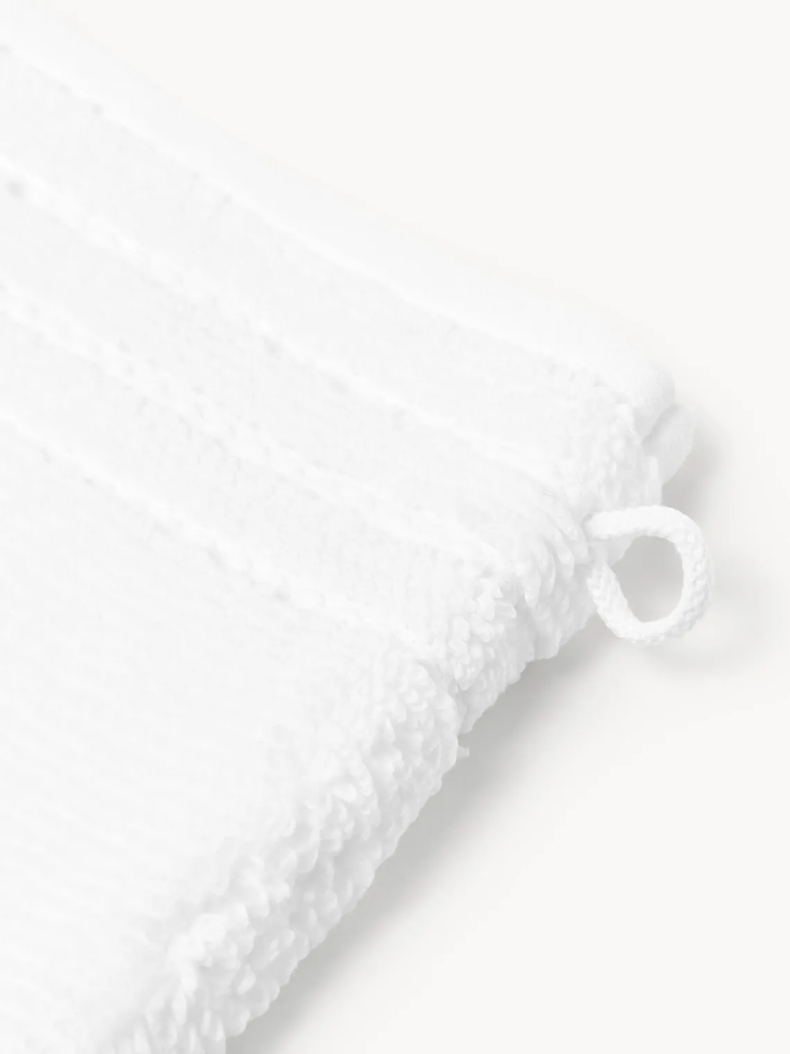 Online Manoplas de baño con borde a rayas Luxe, 2 uds. Toallas|Mantas