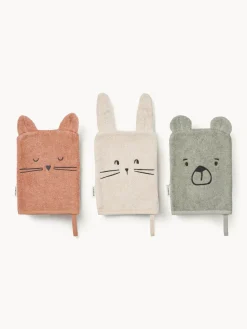 Decoración Infantil|Textiles De Baño Infantiles>Liewood Manoplas de baño de algodón ecológico Sylvester, 3 uds.
