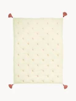 Manta acolchada de algodón ecológico Bows Niños Mantas Y Alfombras De Juego|Decoración Infantil