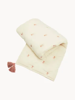 Manta acolchada de algodón ecológico Bows Niños Mantas Y Alfombras De Juego|Decoración Infantil