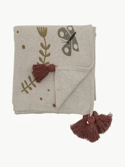 Hot Manta con borlas Bryn Niños Mantas Y Alfombras De Juego|Decoración Infantil