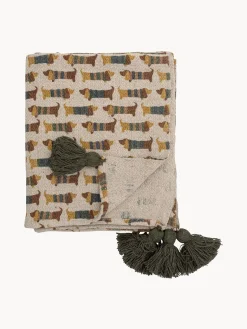 Mantas Y Alfombras De Juego|Decoración Infantil>Bloomingville Mini Manta con borlas Charlie