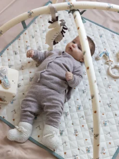 Mantas Y Alfombras De Juego|Decoración Infantil>Cam Cam Copenhagen Manta de juegos con arco de actividades Bicycles