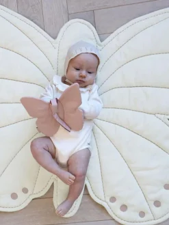 Sale Manta de juegos infantil de algodón ecológico Butterfly Niños Mantas Y Alfombras De Juego|Decoración Infantil