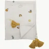 Mantas Y Alfombras De Juego|Decoración Infantil>Bloomingville Mini Manta infantil con borlas Agnes