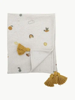 Mantas Y Alfombras De Juego|Decoración Infantil>Bloomingville Mini Manta infantil con borlas Agnes