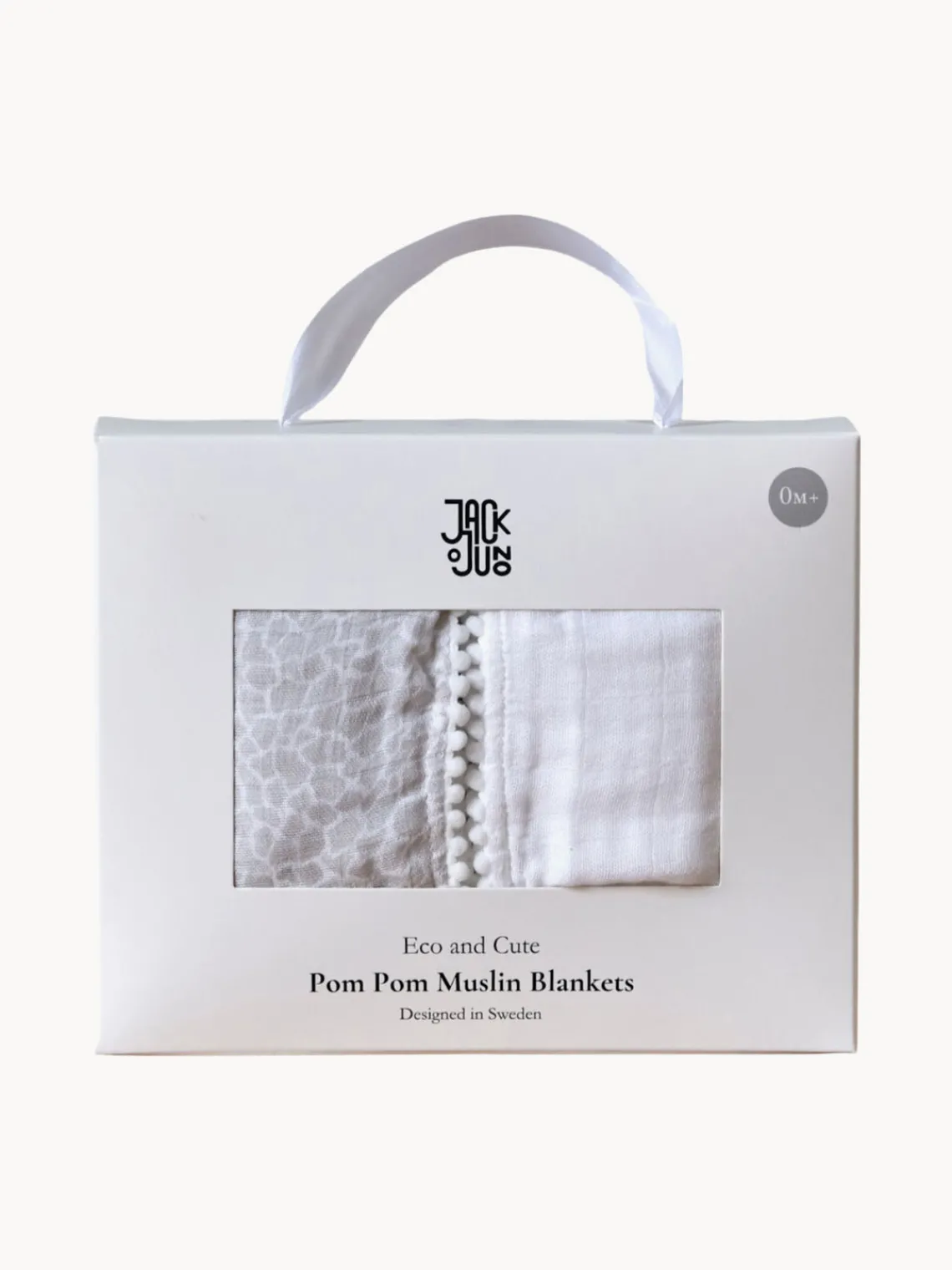 Muselinas Y Pañales De Tela|Decoración Infantil>Jack o Juno Mantas infantiles Pearl & Giraffe, 2 uds.