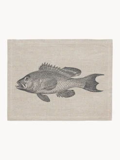 Manteles Individuales|Manteles Individuales>Frohstoff Mantel individual de lino artesanal Barsch