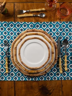 Best Manteles individuales artesanal de algodón Sarp, 4 uds. Manteles Individuales|Manteles Individuales