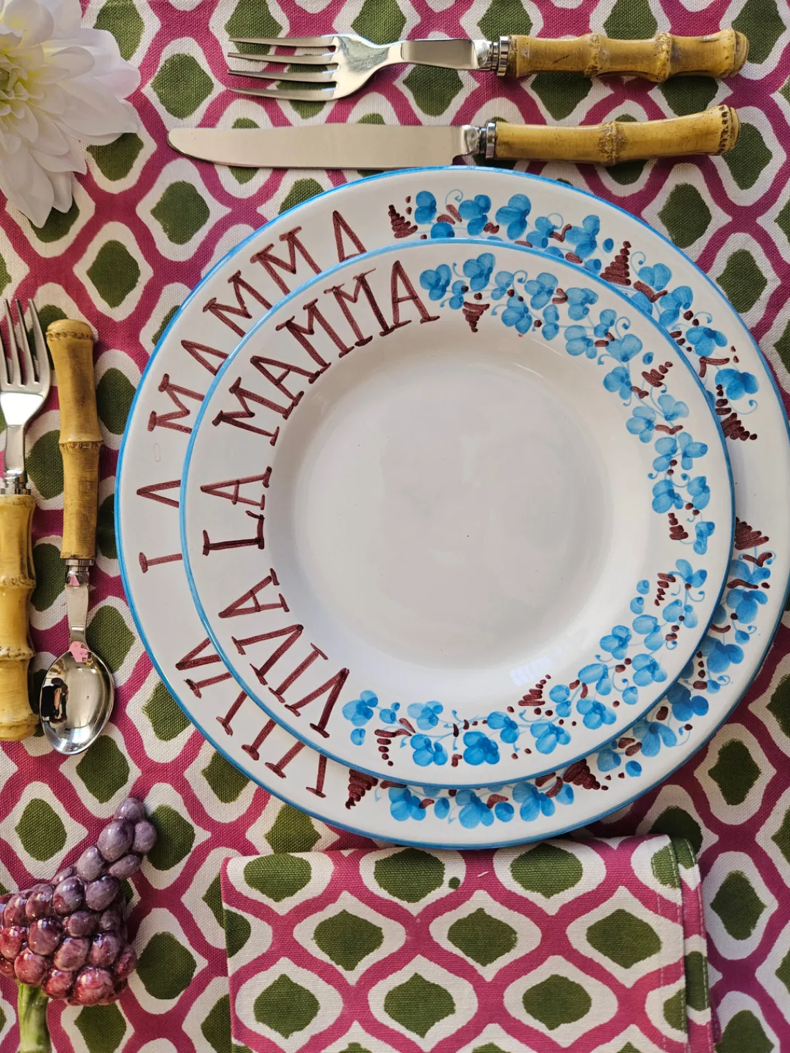 Manteles Individuales|Manteles Individuales>Les Ottomans Manteles individuales artesanal de algodón Azra, 4 uds.