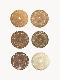 Manteles Individuales|Manteles Individuales>Villa D'Este Home Tivoli Manteles individuales artesanañes Tovaglietta, 6 uds. Tonos marrones y beige