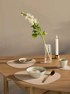 Clearance Manteles individuales asimétricos de cuero Curve, 4 uds. Manteles Individuales|Vajillas Completas