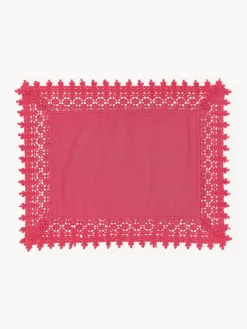 Online Manteles individuales con ribete de encaje Flavia, 2 uds. Manteles Individuales|Vajillas Completas