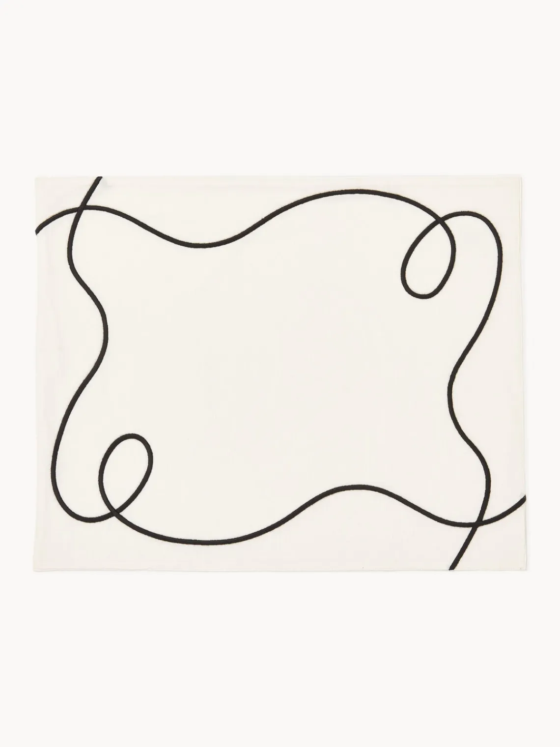 Outlet Manteles individuales con bordado abstracto Sue, 2 uds. Manteles Individuales|Vajillas Completas