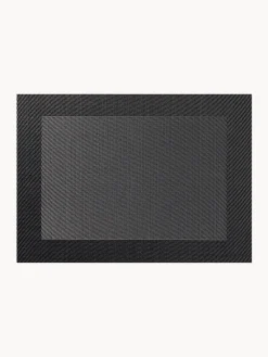 Manteles Individuales|Vajillas Completas>ASA Selection Manteles individuales de plástico Trefl, 2 uds. Gris antracita