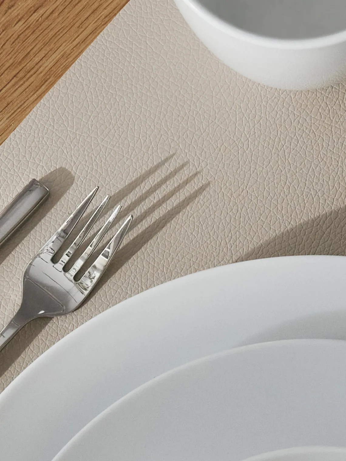 Manteles Individuales|Vajillas Completas>ASA Selection Manteles individuales de cuero sintético Pik, 2 uds. Beige claro