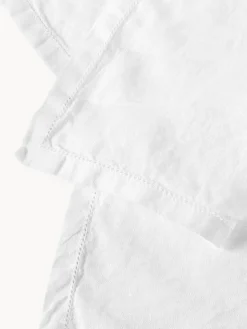 Best Manteles individuales de lino con vainica Larissa, 2 uds. Manteles Individuales|Manteles Individuales