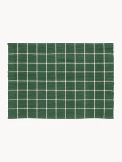 Manteles Individuales|Manteles Individuales>Södahl Manteles individuales de algodón Vista Tonos verdes